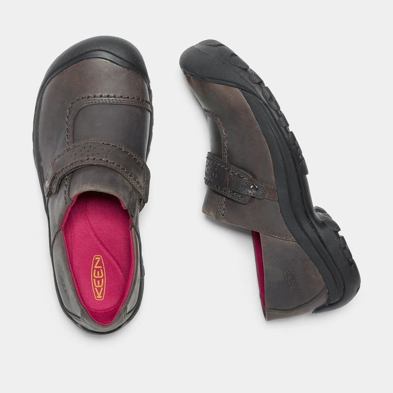 Zapatillas Slip On Keen Mujer Colombia - Keen Kaci Full Grain Cafe (EJLUQ5890)